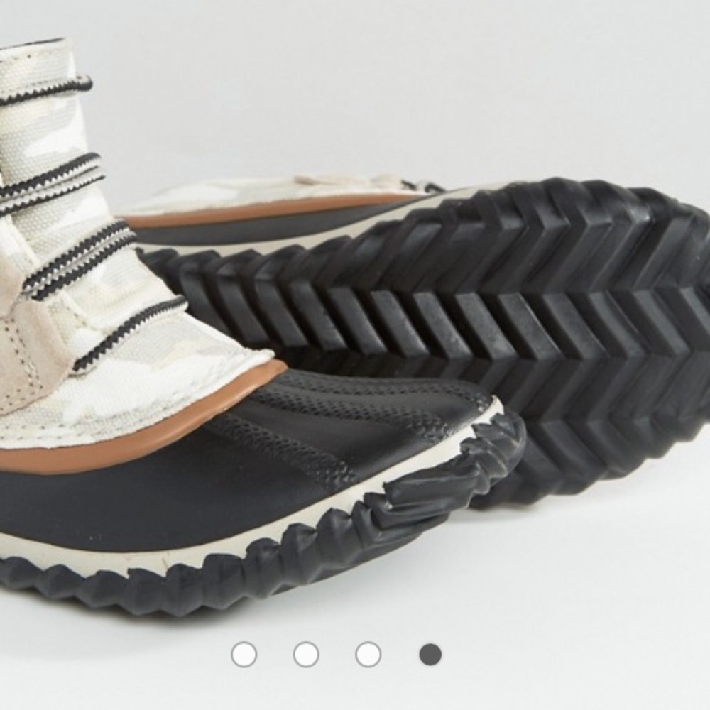 Sorel Out N About Canvas Lace Up Ankle Boots 9 & 8 - Picture 4 of 8